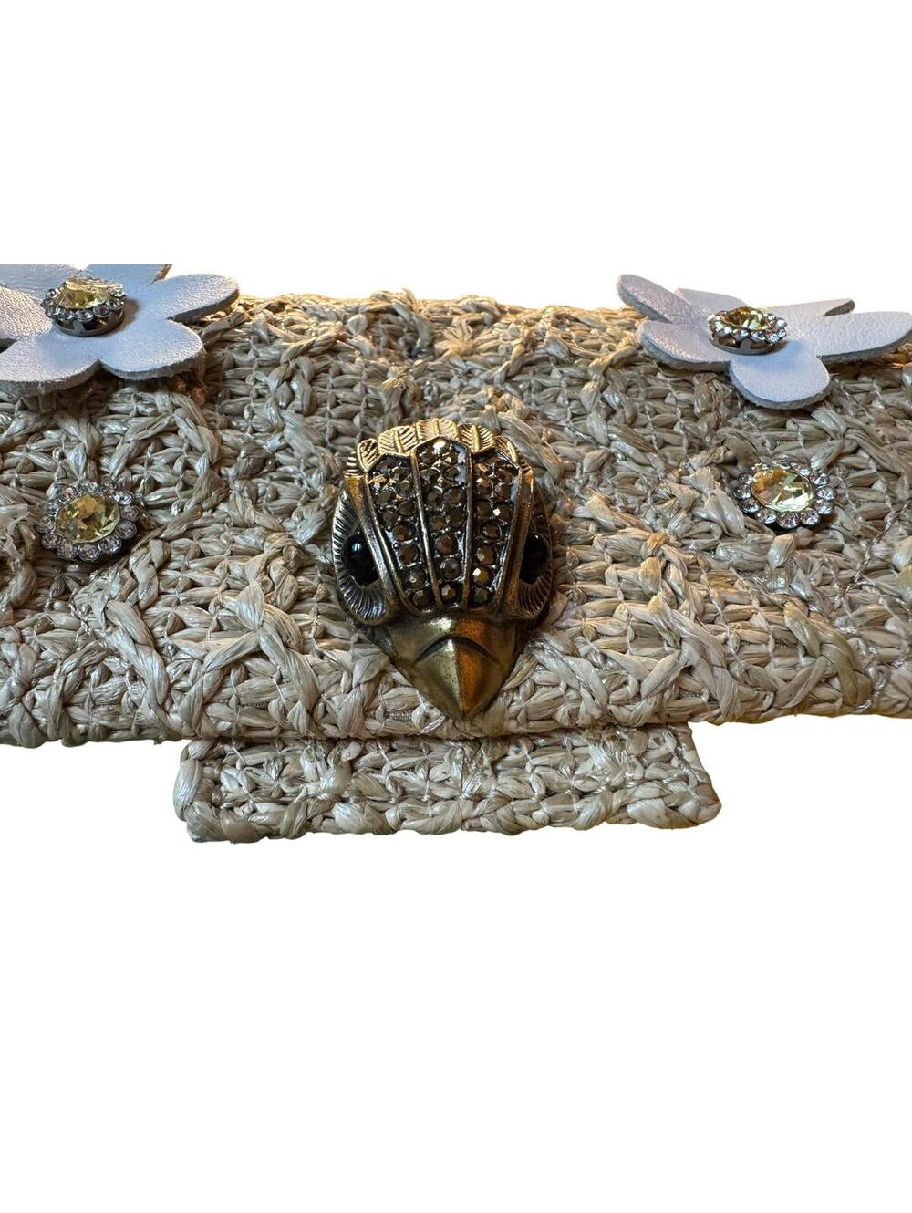 Kurt Geiger Rainbow Tweed Flower Chain Shoulder Bag - Picture 5 of 9